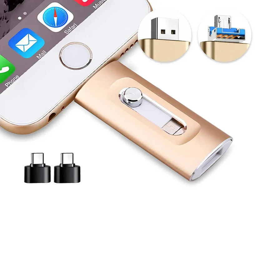 USB Flash Drive for Phone Photo Backup with Multi Device Support