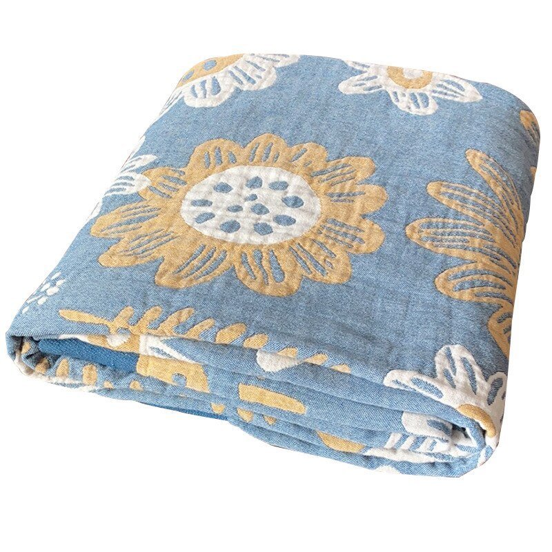 Japanese-Inspired Throw Blanket