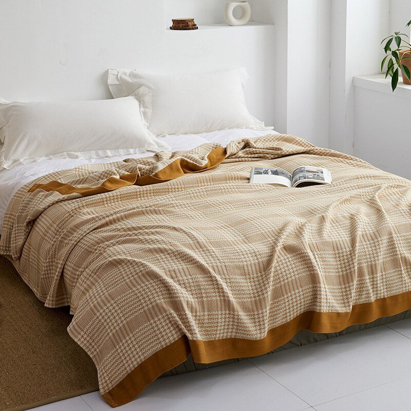 Japanese-Inspired Throw Blanket