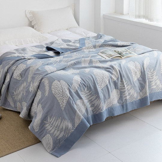 Japanese-Inspired Throw Blanket