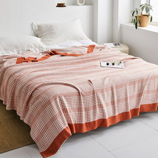 Japanese-Inspired Throw Blanket