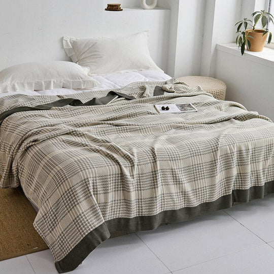 Japanese-Inspired Throw Blanket