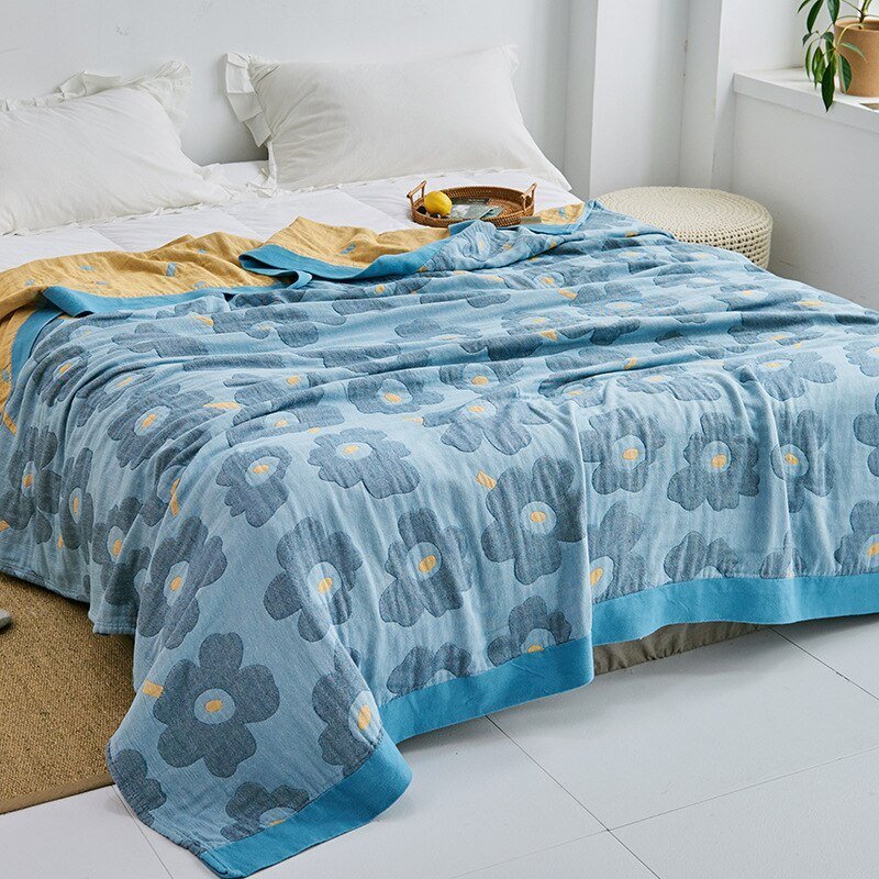 Japanese-Inspired Throw Blanket