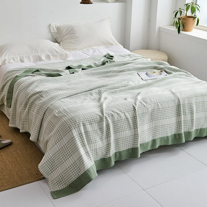 Japanese-Inspired Throw Blanket