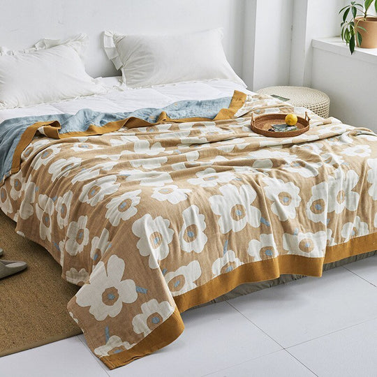 Japanese-Inspired Throw Blanket