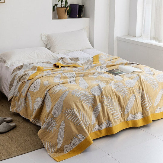 Japanese-Inspired Throw Blanket