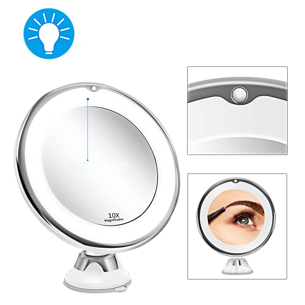Cosmetic Mirror with Lighting – LED Makeup Mirror with Magnification Function
