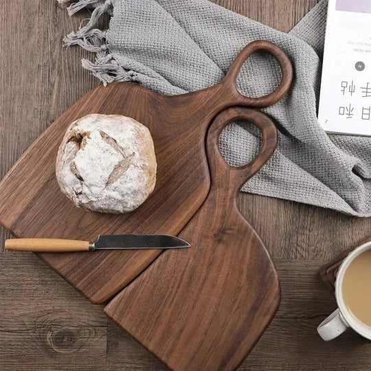 Luxurious Walnut Cutting Board with Double-Sided Functionality for Kitchen and Presentation