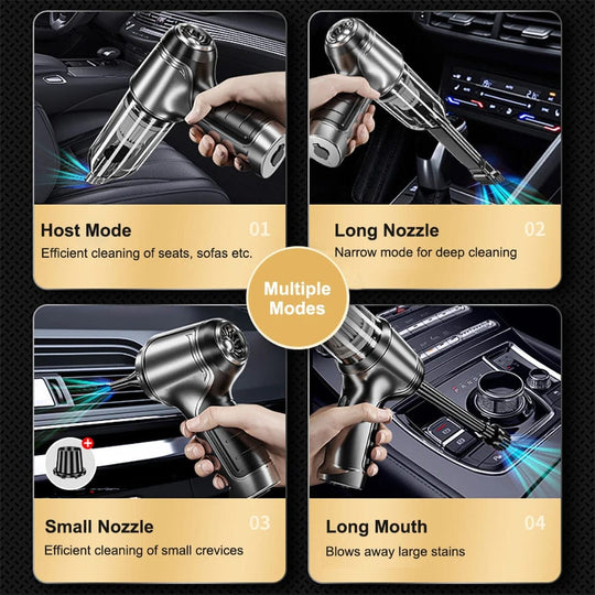 Compact and Powerful Car Vacuum Cleaner for Quick Cleaning