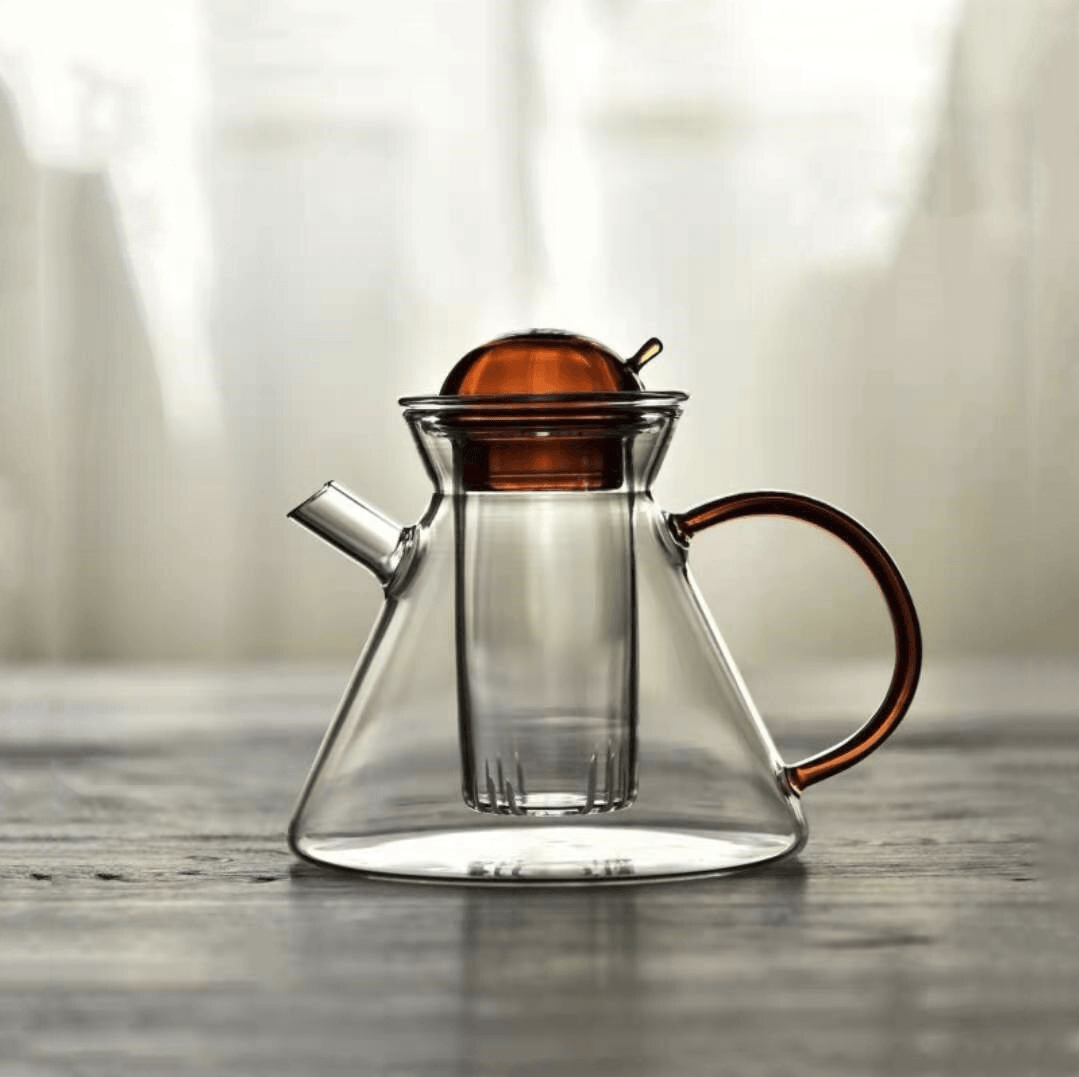 Nordic Glass Teapot and Cup Set