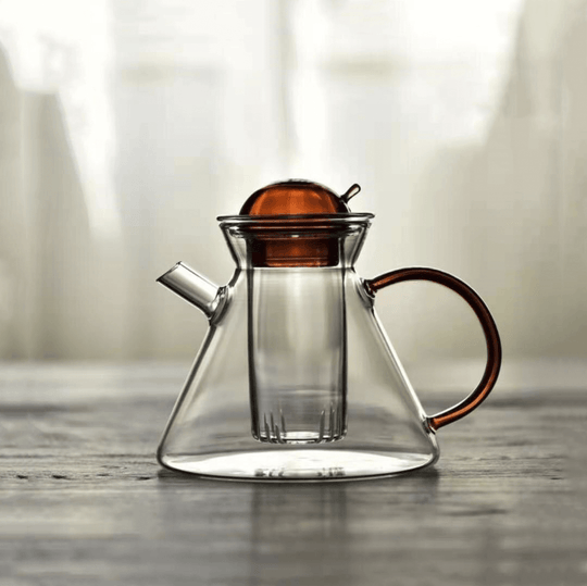 Nordic Glass Teapot and Cup Set