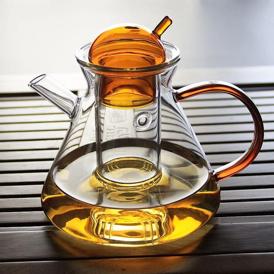 Nordic Glass Teapot and Cup Set