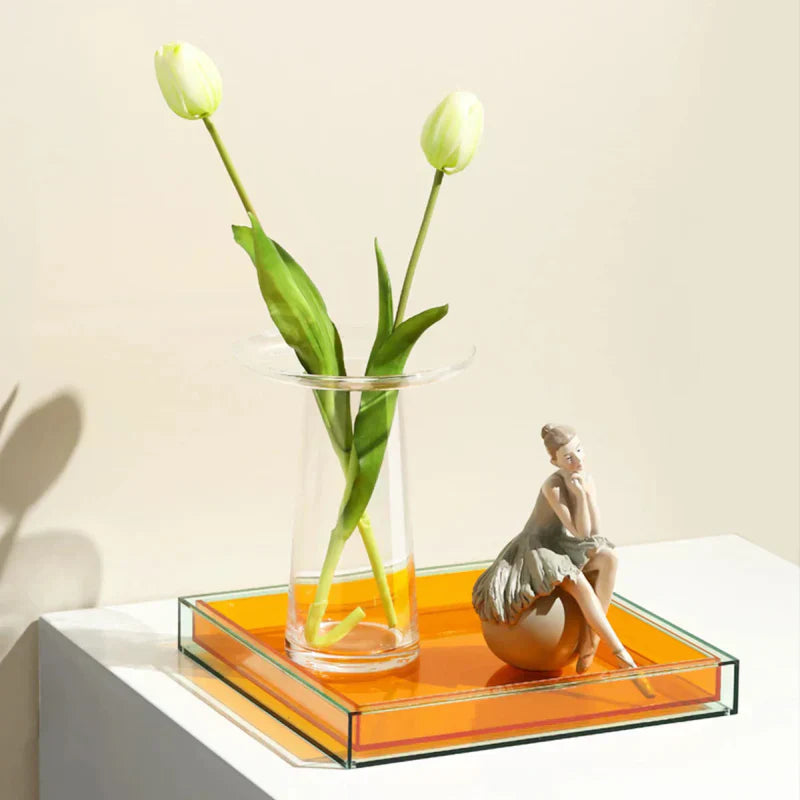 Acrylic Serving Tray in 'Color Pop'