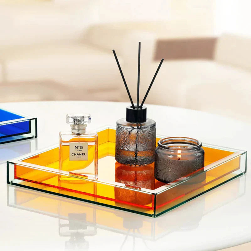 Acrylic Serving Tray in 'Color Pop'