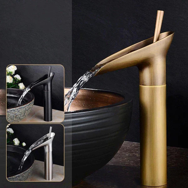 Antique Waterfall Bathroom Water Wallpaper