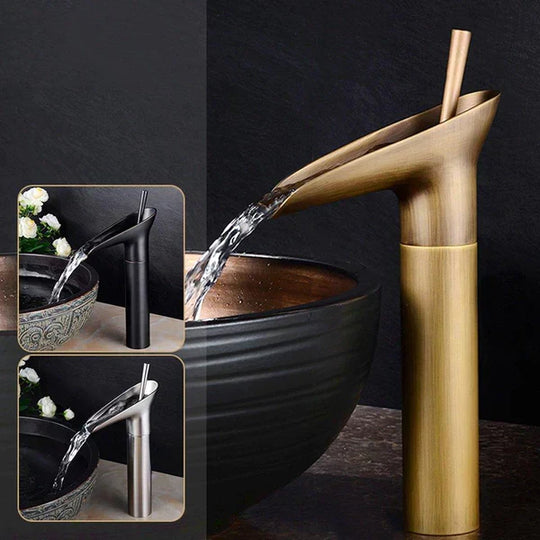 Antique Waterfall Bathroom Water Wallpaper