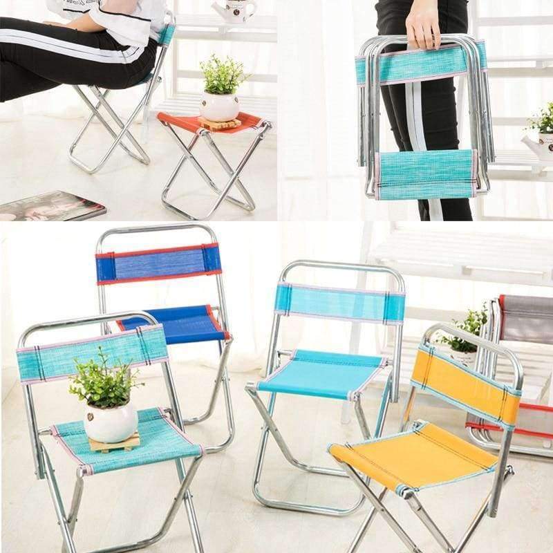 Outdoor Chairs for Children and Adults - Garden Furniture, Beach Chair, Ultralight Seat, Stainless Steel Fishing Stool, Portable Picnic Chair
