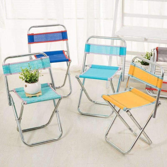 Outdoor Chairs for Children and Adults - Garden Furniture, Beach Chair, Ultralight Seat, Stainless Steel Fishing Stool, Portable Picnic Chair