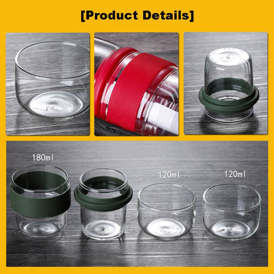Mini Pocket Thermoresistant Travel Teapot