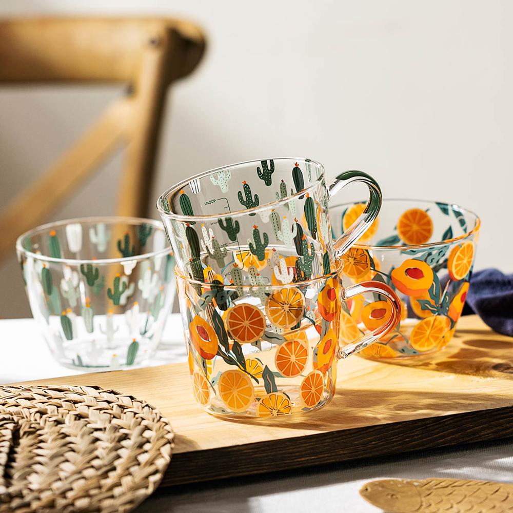 Printed Glass Measuring Cup