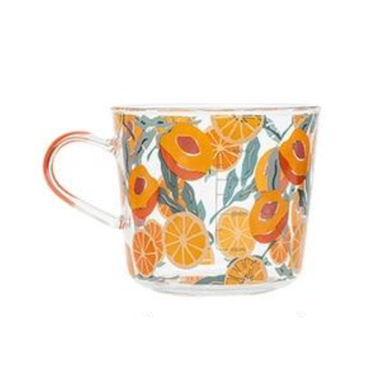 Printed Glass Measuring Cup