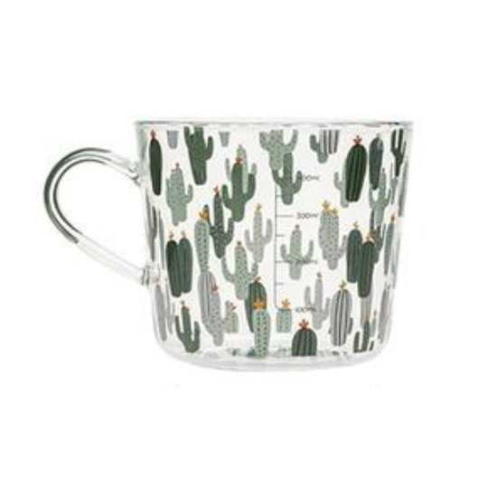 Printed Glass Measuring Cup