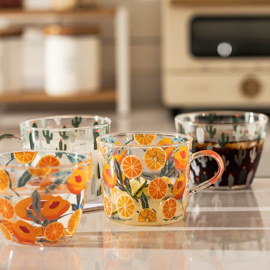 Printed Glass Measuring Cup