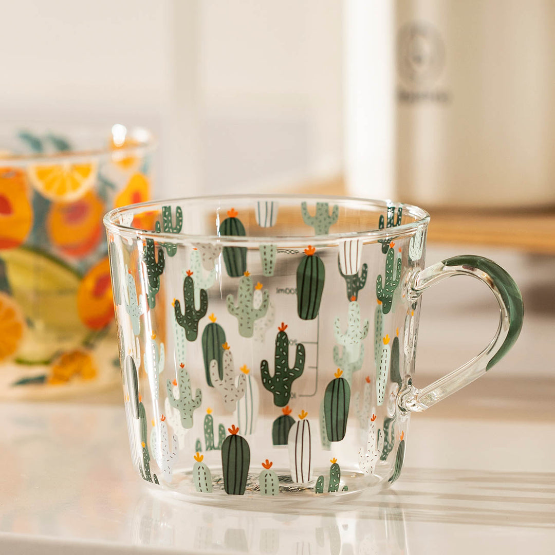 Printed Glass Measuring Cup