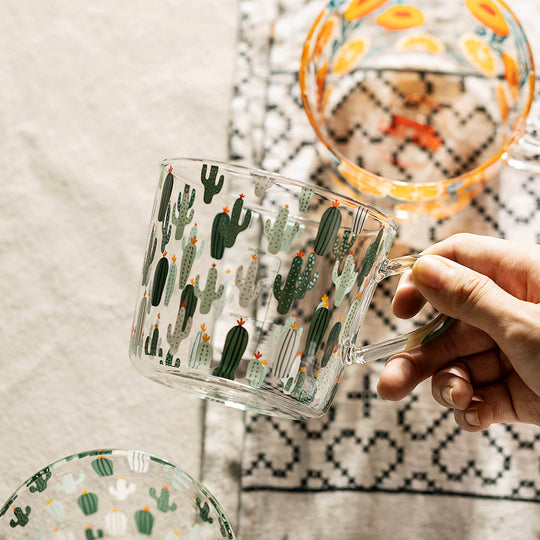 Printed Glass Measuring Cup
