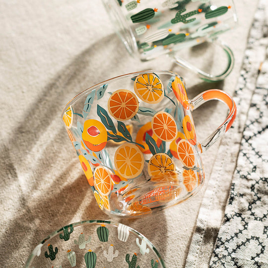 Printed Glass Measuring Cup