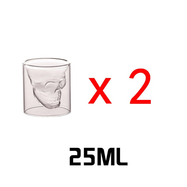 Hollow Double Layer Whiskey Glass
