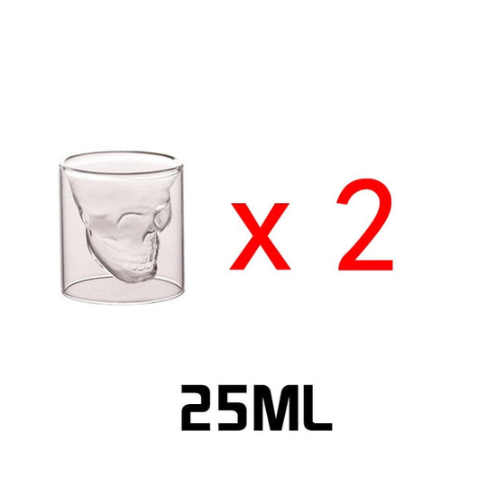 Hollow Double Layer Whiskey Glass