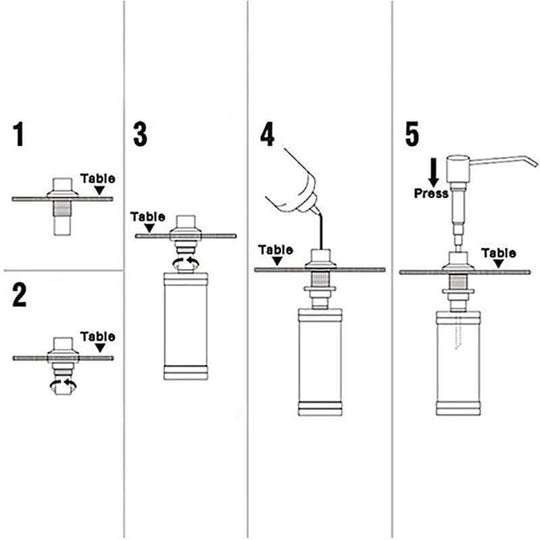 Wall-Mounted Soap Dispenser