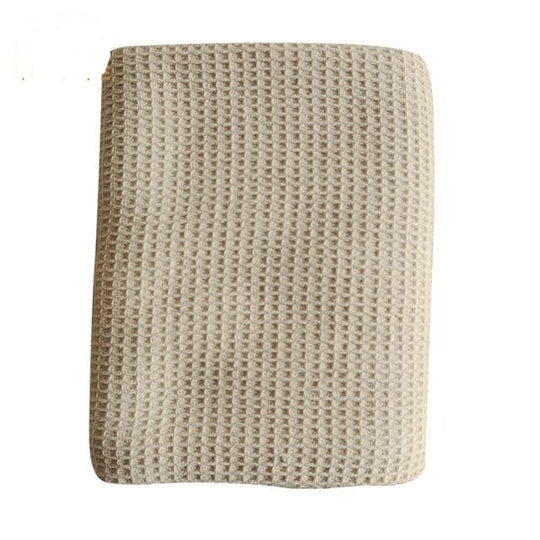 Waffle Fabric Cotton Kitchen Towel Set (Set of 2)