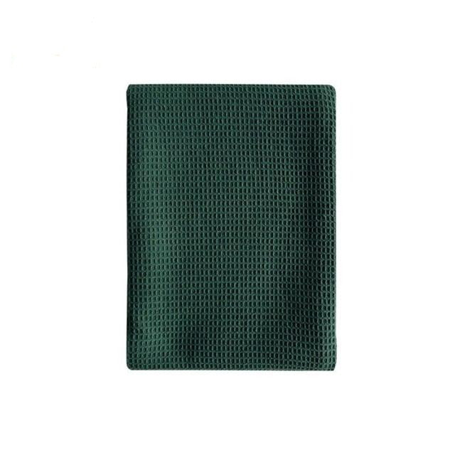 Waffle Fabric Cotton Kitchen Towel Set (Set of 2)