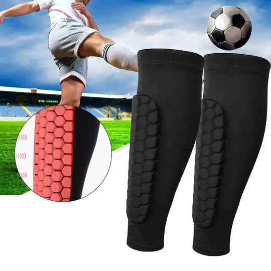 Shin Guards - Honeycomb Design - Sports Protection