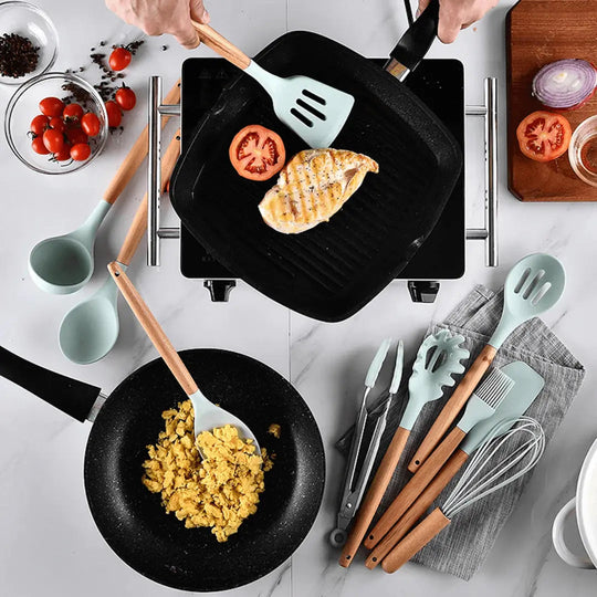 Silicone Kitchen Utensil Set