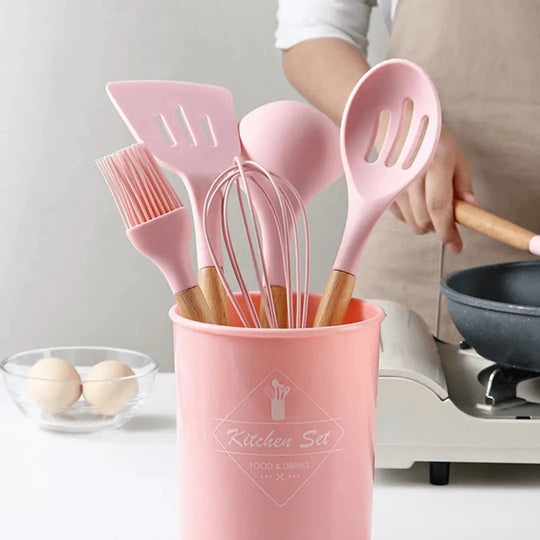 Silicone Kitchen Utensil Set