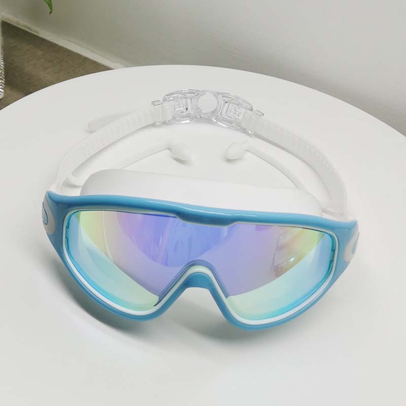 Wide View Anti-Fog Swim Goggles