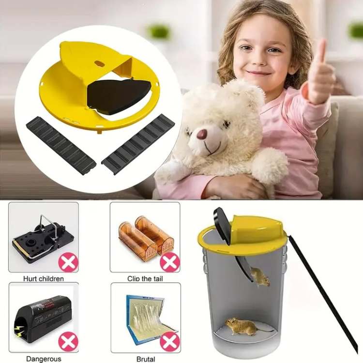 Multi-Catch with Automatic Tilt Function | Safe for Children and Pets