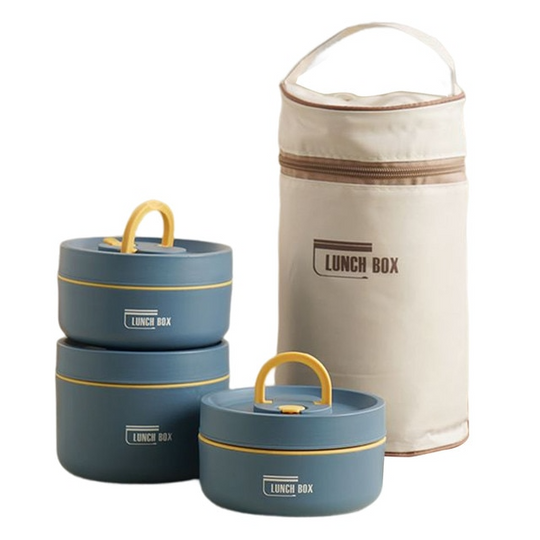 Multi-Layered Insulated Lunchbox with FREE Carry Bag