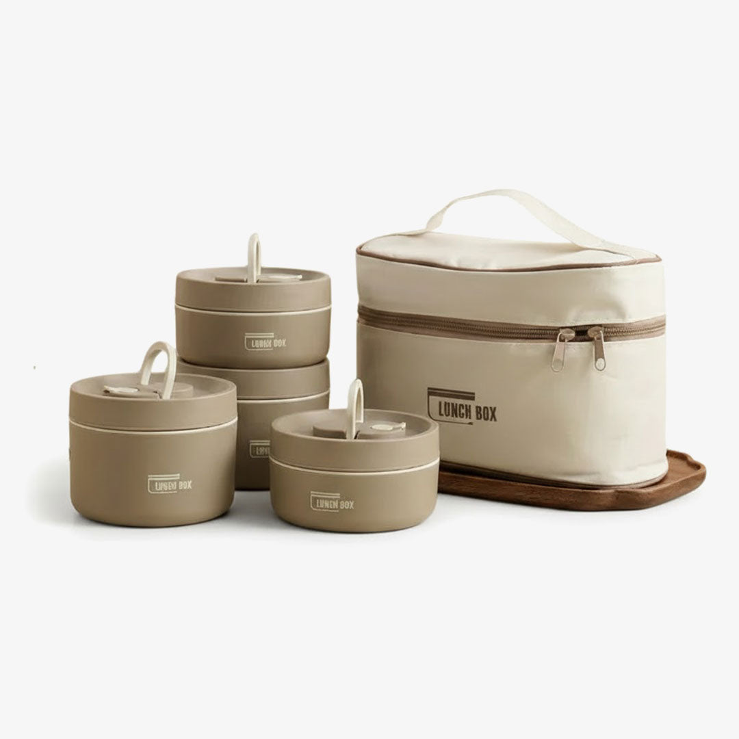 Lunch Box Set - Stainless Steel - Multi-Container