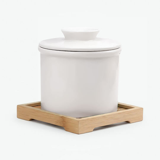 Butter Keeper - Ceramic Container - Water-Sealed Lid