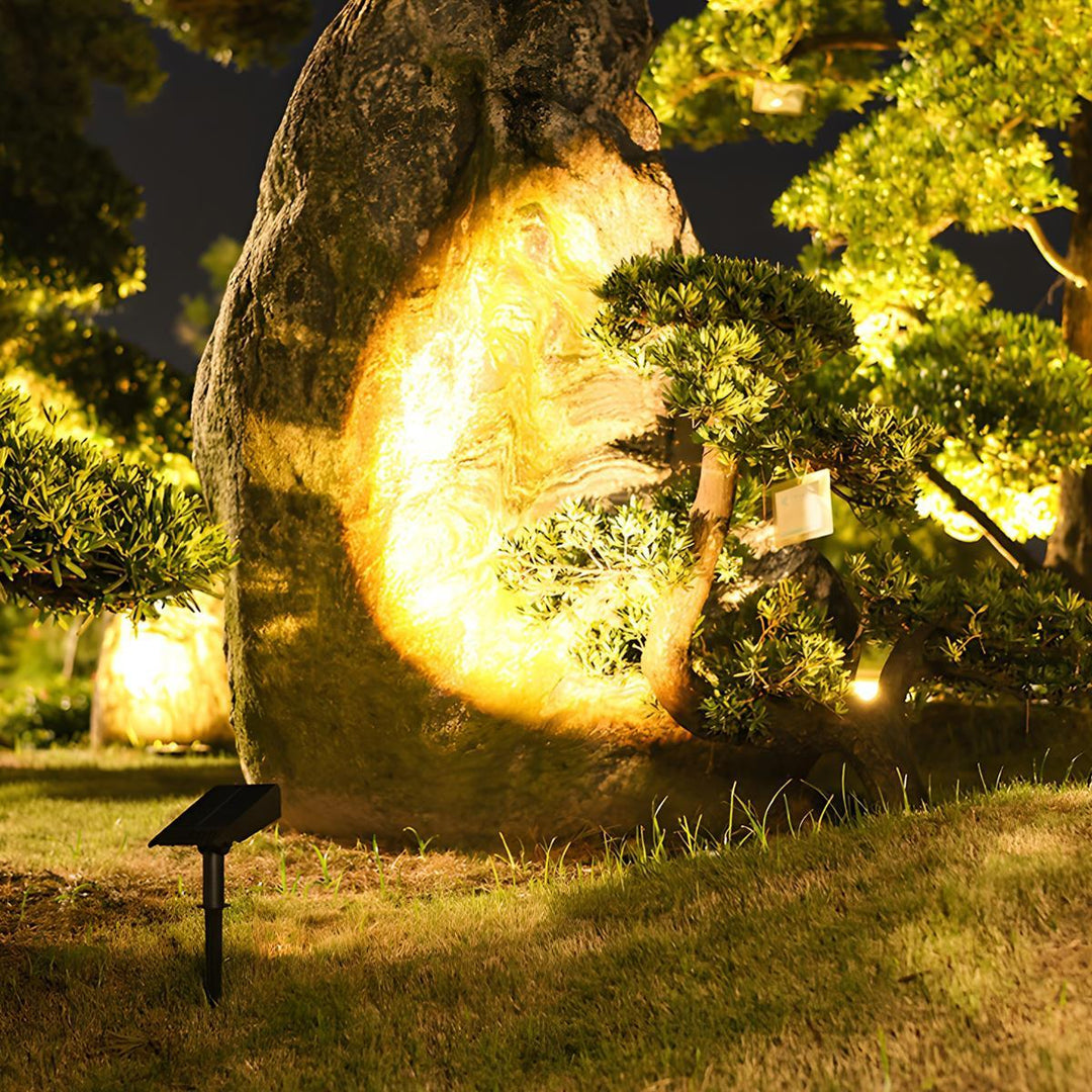 Waterproof Solar LED Multi-Zoom Spot Light | Adjustable Zoom | Eco-Friendly & Perfect for Garden and Outdoor Landscape Lighting
