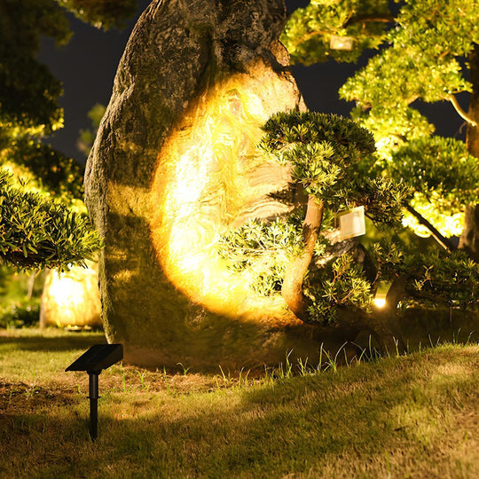 Waterproof Solar LED Multi-Zoom Spot Light | Adjustable Zoom | Eco-Friendly & Perfect for Garden and Outdoor Landscape Lighting