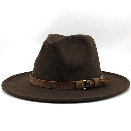 Fedora Hat with Leather Band